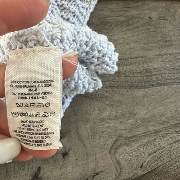 Free People Light Gray V-Neck Sweater - Picture 10 of 10